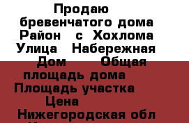 Продаю 1/2 бревенчатого дома › Район ­ с. Хохлома › Улица ­ Набережная › Дом ­ 4 › Общая площадь дома ­ 60 › Площадь участка ­ 18 › Цена ­ 400 000 - Нижегородская обл., Ковернинский р-н, Хохлома с. Недвижимость » Дома, коттеджи, дачи продажа   